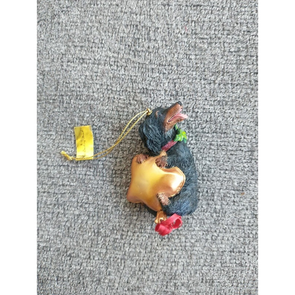 Danbury Mint Delightful‎ Dachshunds Christmas Ornaments  "Swinging On A Star"